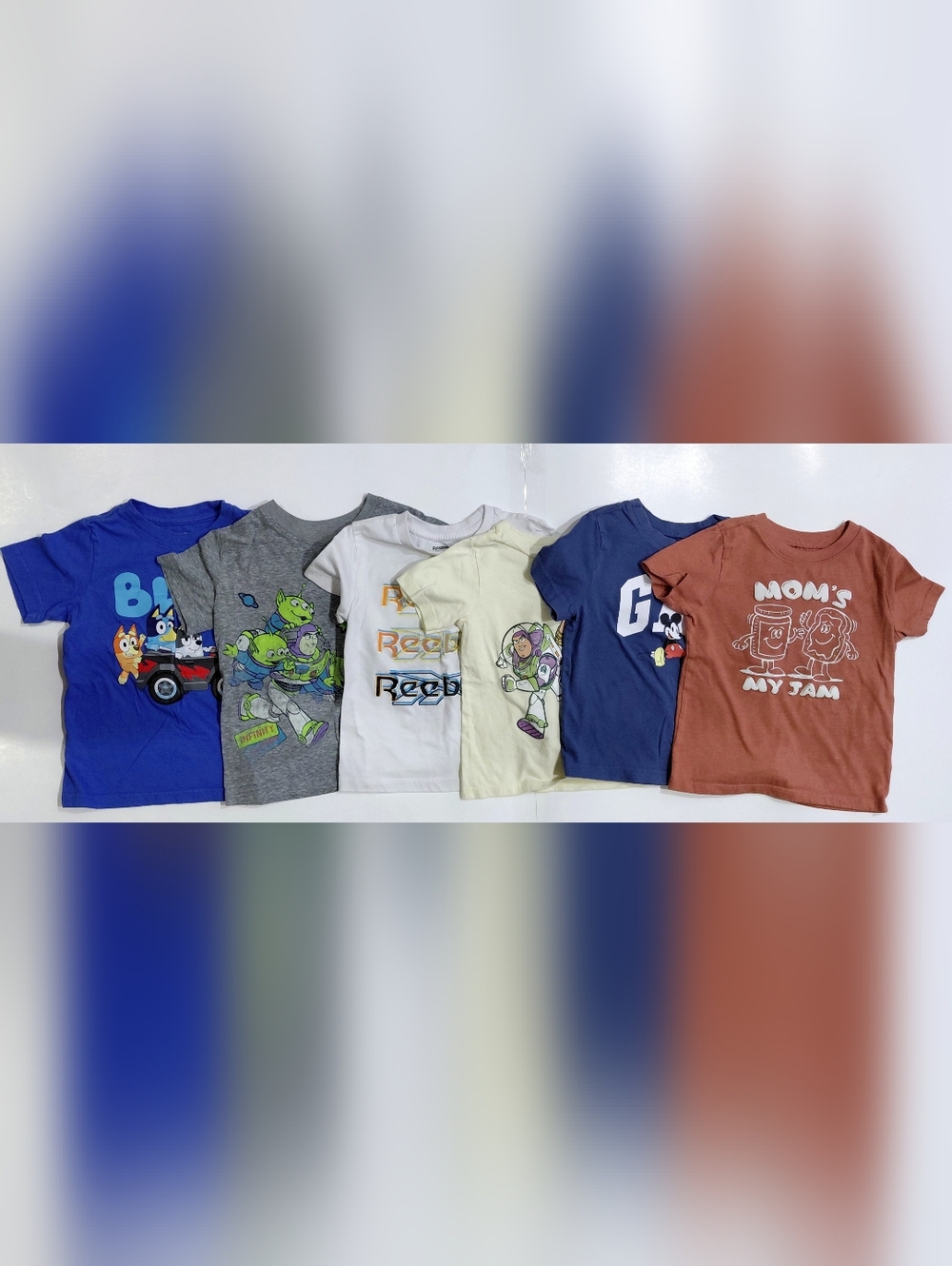 Gap, Rebook, Bluey, Disney & Granimals Used 3T Multi Colors
